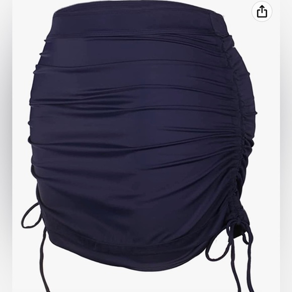 WOMEN’S Swimsuit Skirt - Plus Size - Swim Bottoms - Picture 4 of 12
